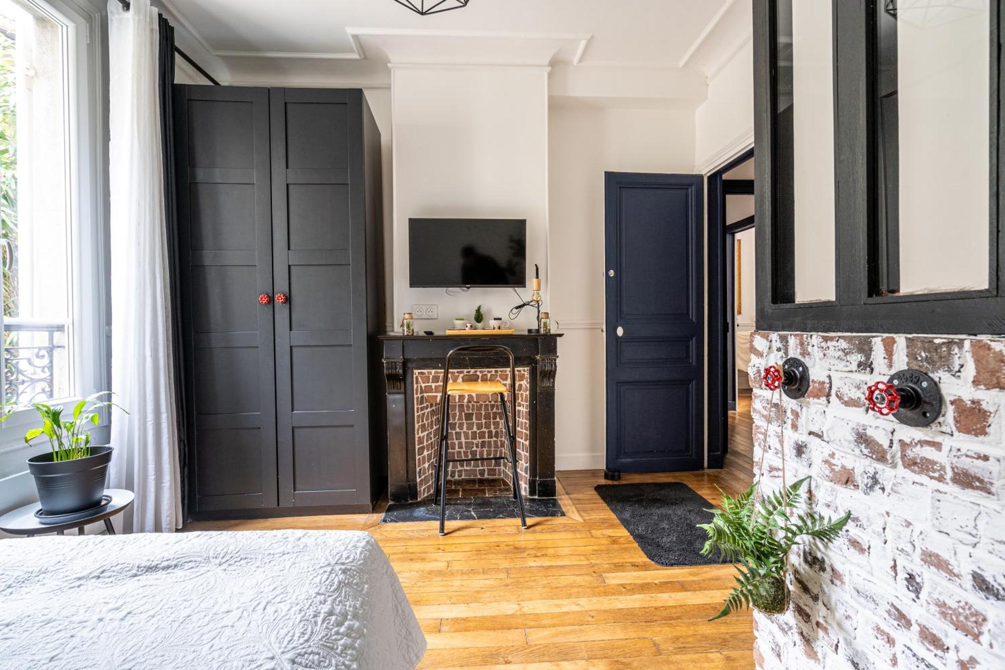 Au Marche Aux Puces De Saint Ouen Appartement Buitenkant foto
