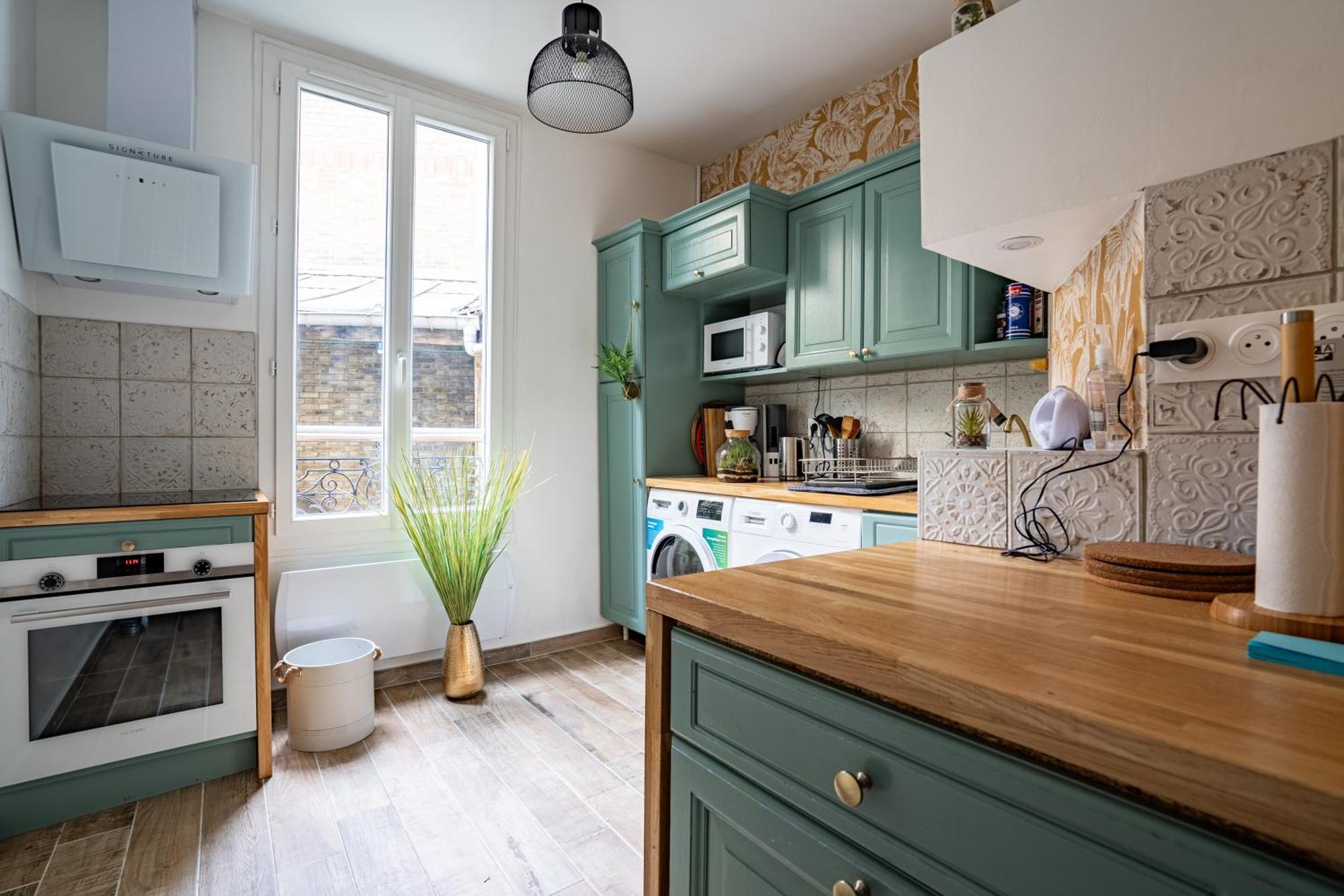 Au Marche Aux Puces De Saint Ouen Appartement Buitenkant foto